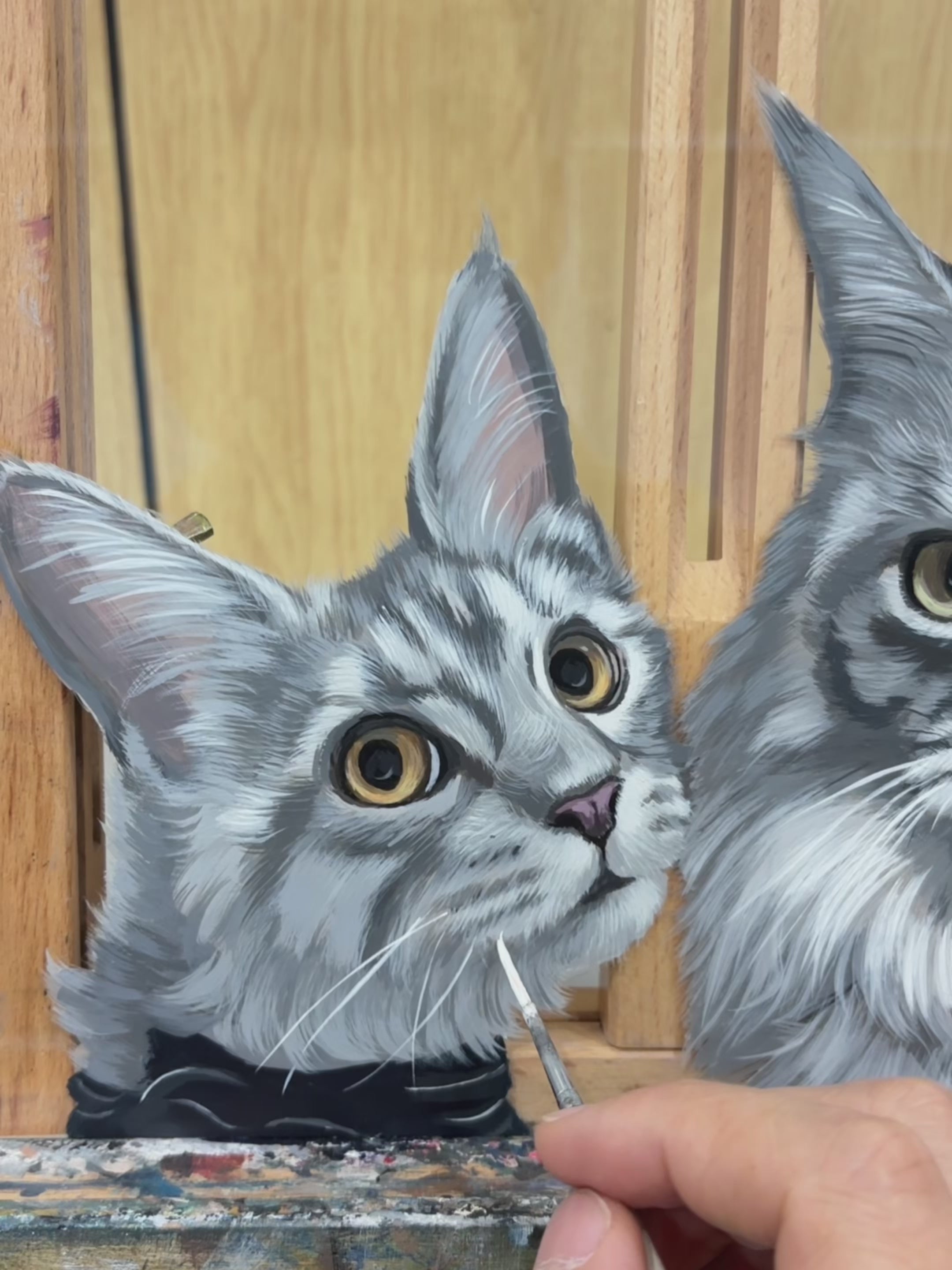 Load video: See how James transforms a photo into a hand-drawn portrait.